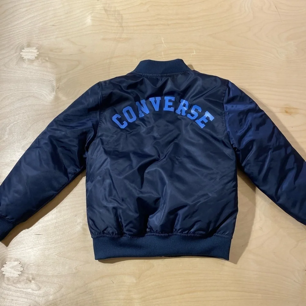 Converse Kids Navy Bomber Jacket Small (IZ)